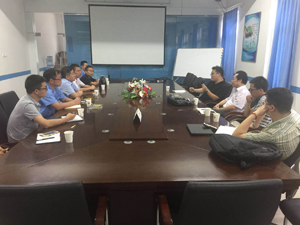 The meeting of slewing bearing Dökme yatağı toplantısı