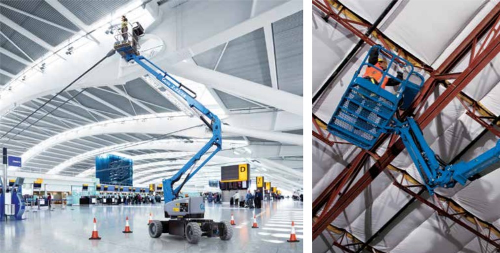 Hava platformu ara&ccedil;ları i&ccedil;in top eğirme yatağı